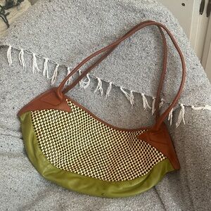 Vintage Crescent Shoulder Bag